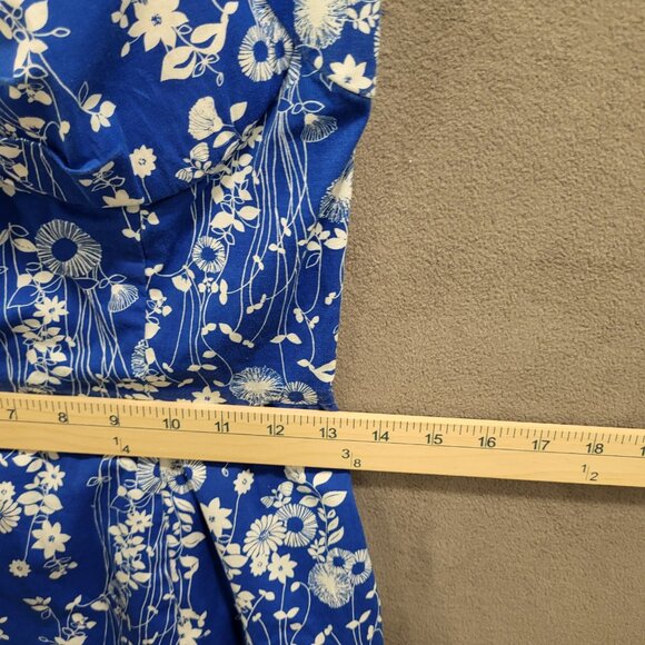 Ruby Rox‎ Halter Dress Women's Size 5 floral Midi Rockabilly Pin Up Y2K - Picture 6 of 7